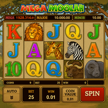 Golden Panda - Mega Moolah Slot - Progressive Jackpot